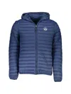 North Sails Hooded Puffer Jacket In Multi