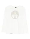 North Sails Logo Graphic T-shirt In White