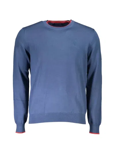 North Sails Logo-embroidered Sweater In Blue