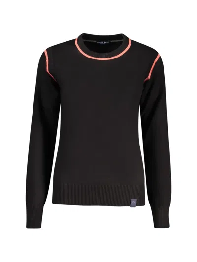 North Sails Logo-patch Round-neck Sweater In Multi