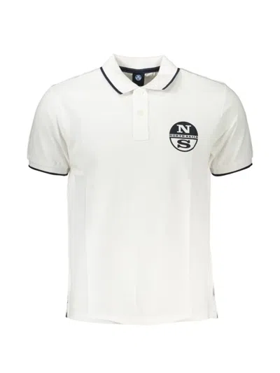 North Sails Logo-print Contrast-trimmed Polo Shirt In Multi