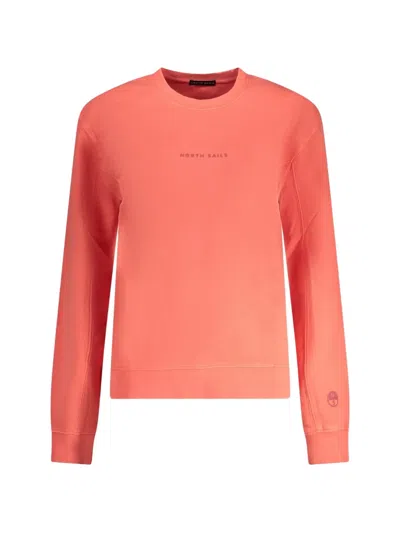 North Sails Logo-print Crew-neck Sweatshirt In Pink