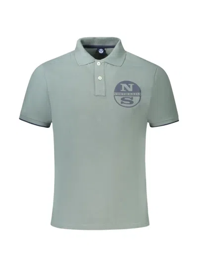 North Sails Logo-print Polo Shirt In Green
