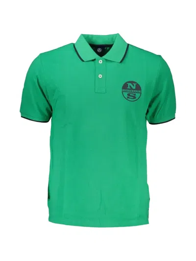 North Sails Logo-print Polo Shirt In Green