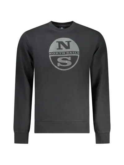 North Sails Logo-print Sweatshirt In Black