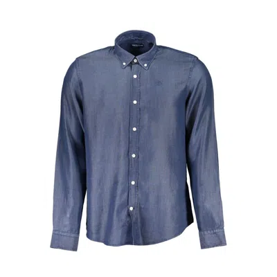 North Sails Lyocell Men's Shirt In Blue