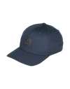 North Sails Man Hat Midnight Blue Size M/l Polyester, Cotton, Polyurethane In Metallic