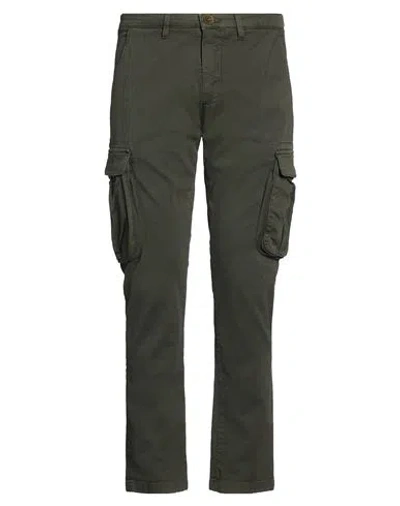 North Sails Man Pants Military Green Size 33 Cotton, Elastane