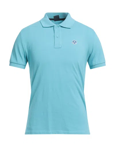 North Sails Polo Shirts In Blue