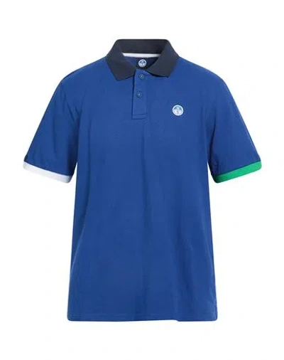 North Sails Man Polo Shirt Blue Size Xl Cotton