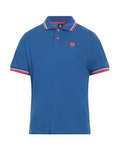 North Sails Man Polo Shirt Blue Size Xs Cotton