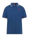 North Sails Man Polo Shirt Bright Blue Size Xl Cotton