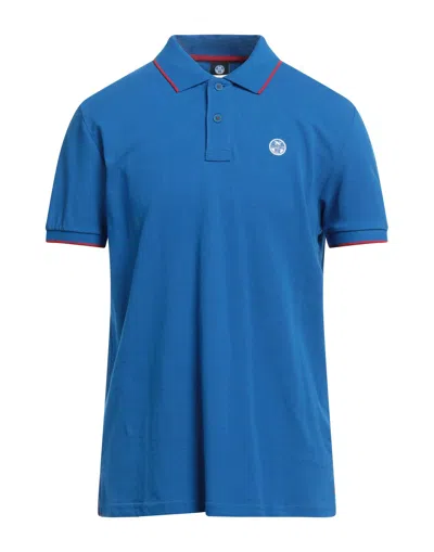 North Sails Polo Shirts In Blue