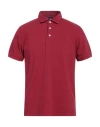 North Sails Man Polo Shirt Burgundy Size Xxs Cotton In Red