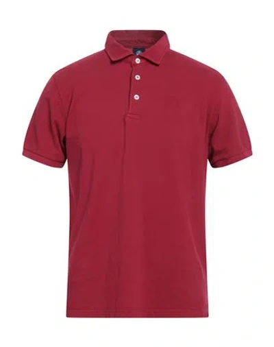 North Sails Man Polo Shirt Burgundy Size Xxs Cotton In Red