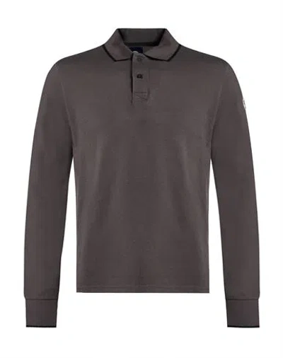 North Sails Man Polo Shirt Charcoal Size Xxs Cotton In Grey