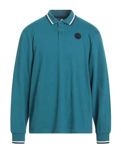 North Sails Man Polo Shirt Deep Teal Size Xl Cotton In Green