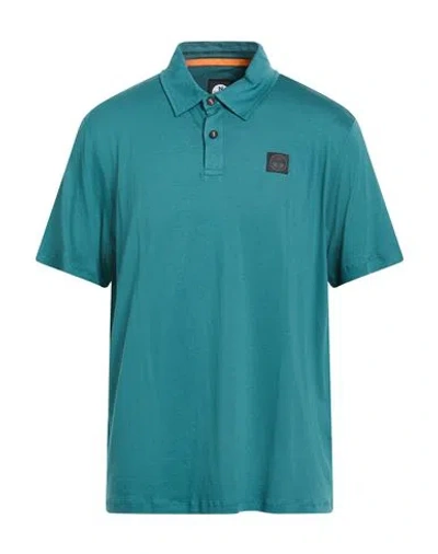North Sails Man Polo Shirt Green Size L Lyocell, Cotton