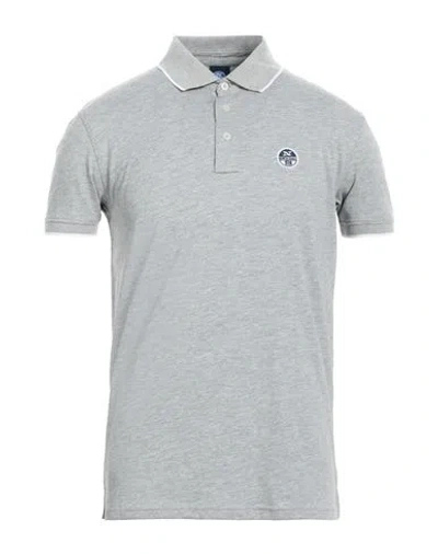 North Sails Man Polo Shirt Grey Size Xxl Cotton