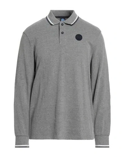 North Sails Man Polo Shirt Grey Size Xl Cotton