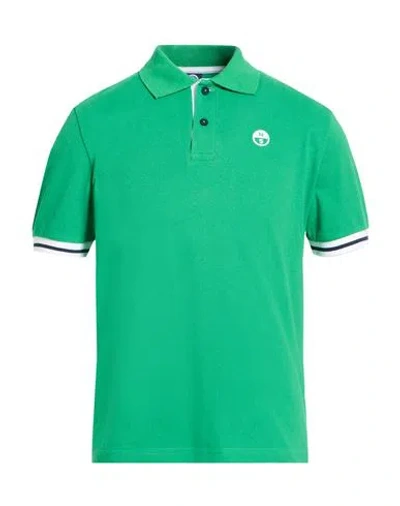 North Sails Man Polo Shirt Light Green Size Xxs Cotton