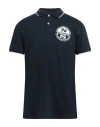 North Sails Man Polo Shirt Midnight Blue Size Xl Cotton, Elastane