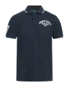 North Sails Man Polo Shirt Navy Size L Cotton, Elastane