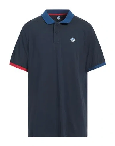 North Sails Man Polo Shirt Navy Size Xl Cotton