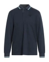 North Sails Man Polo Shirt Navy Size Xl Cotton In Blue