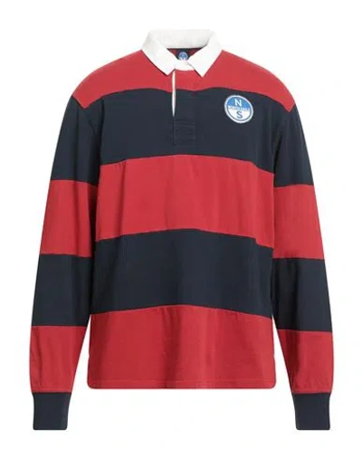 North Sails Man Polo Shirt Red Size Xxl Cotton