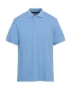 North Sails Man Polo Shirt Sky Blue Size Xxl Cotton