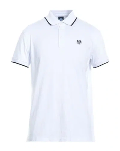 North Sails Man Polo Shirt White Size Xxl Cotton