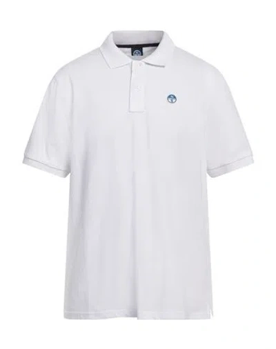 North Sails Man Polo Shirt White Size Xxl Cotton