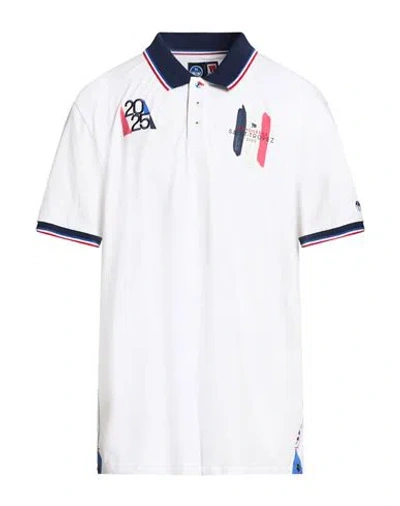 North Sails Man Polo Shirt White Size Xxl Cotton, Elastane