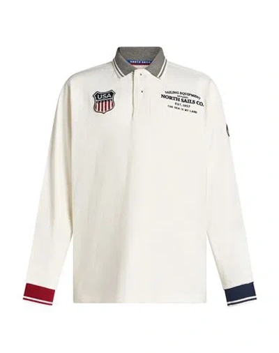 North Sails Man Polo Shirt White Size Xxs Cotton