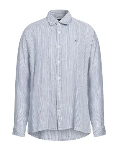 North Sails Man Shirt Azure Size Xl Linen