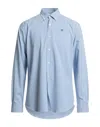 North Sails Man Shirt Azure Size Xxl Polyester In Blue