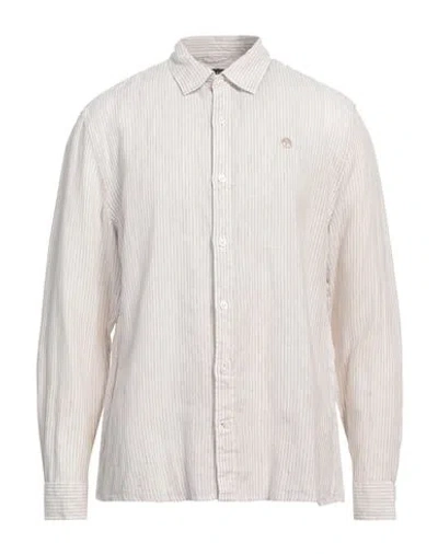 North Sails Man Shirt Beige Size Xl Linen
