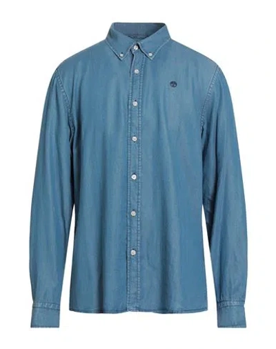 North Sails Man Shirt Blue Size Xl Lyocell
