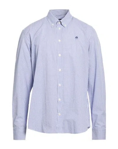 North Sails Man Shirt Blue Size Xxl Cotton