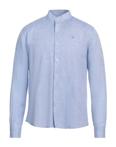 North Sails Man Shirt Sky Blue Size Xs Linen In Light Blue