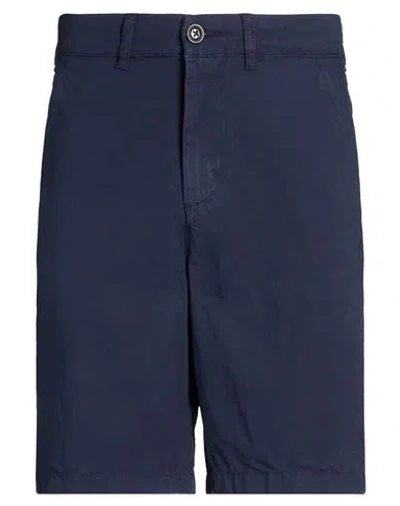 North Sails Man Shorts & Bermuda Shorts Navy Size 31 Cotton, Elastane In Blue