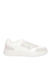 North Sails Man Sneakers White Size 9 Leather, Textile Fibers In White