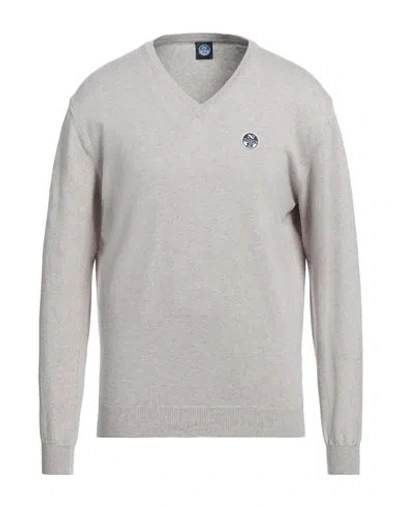 North Sails Man Sweater Beige Size L Cotton