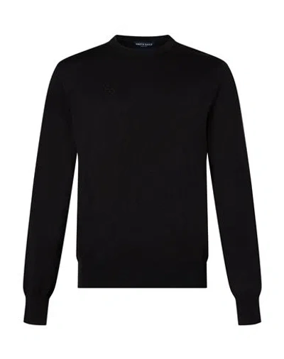North Sails Man Sweater Black Size 4xl Cotton, Wool