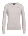 North Sails Man Sweater Cream Size Xxl Cotton In White