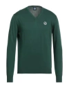 North Sails Man Sweater Dark Green Size Xl Cotton
