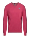 North Sails Man Sweater Fuchsia Size Xl Cotton In Pink