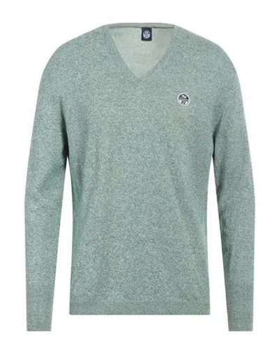 North Sails Man Sweater Green Size Xxl Cotton