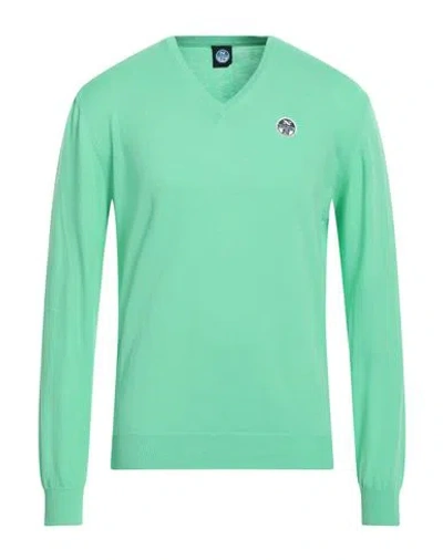 North Sails Man Sweater Light Green Size Xxl Cotton